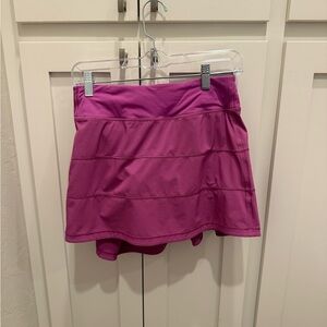 lululemon athletica Magenta Layered Athletic Mini Skirt